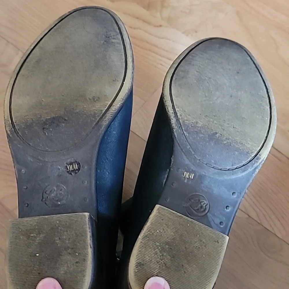 Lucky 🍀 brand Black Leather Burklee Ankle Boots size 9M/40 - Picture 6 of 7